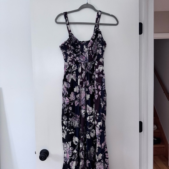 FREE PEOPLE Melrose Jumpsuit Midnight Garden Combo - Picture 5 of 10